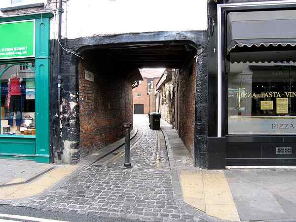 Looking towards St Andrewgate.