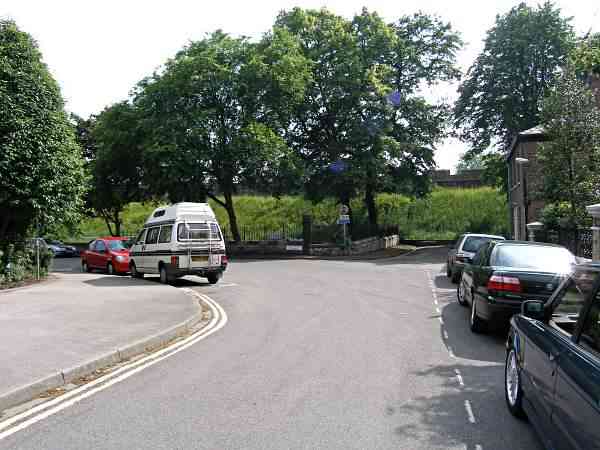 Looking towards Lower Priory Street and the Bar Walls.