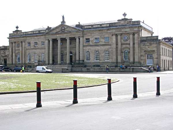 Looking over to the Assize Courts.