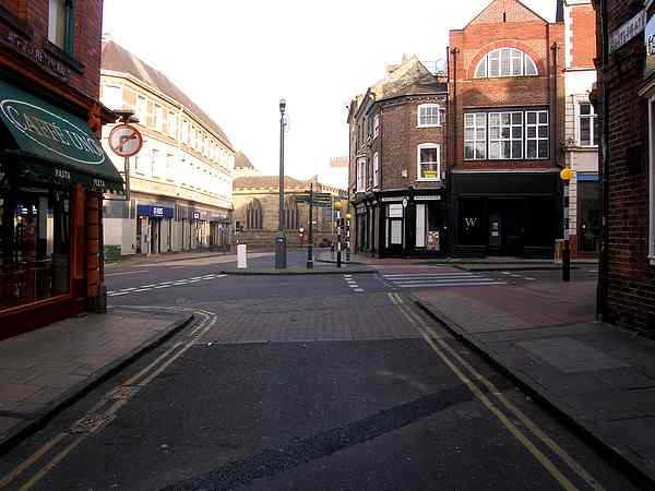 Looking towards Nessgate and Spurriergate.