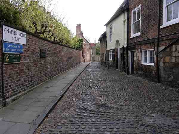 Looking towards the Minster.