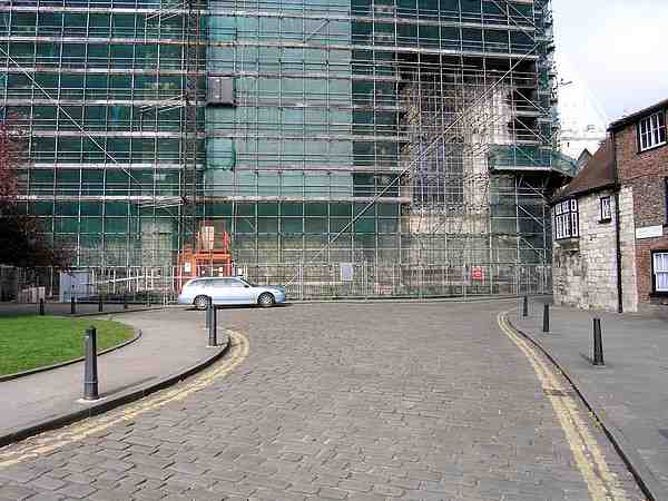 Looking towards the Minster.