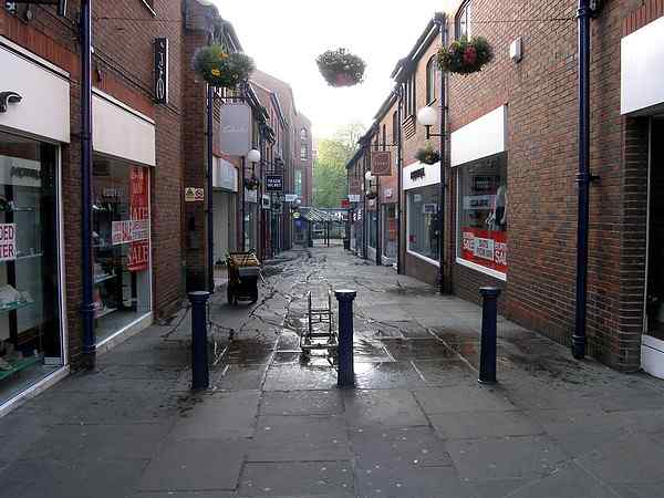 Looking towards the Castle