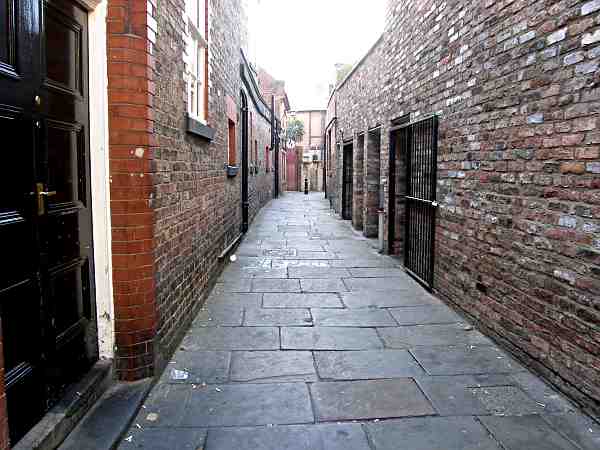 Leading to St. Sampson's Square.