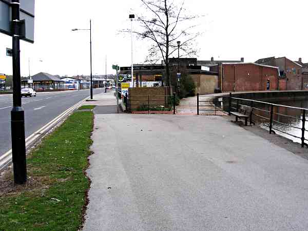 Looking towards Walmgate Bar.
