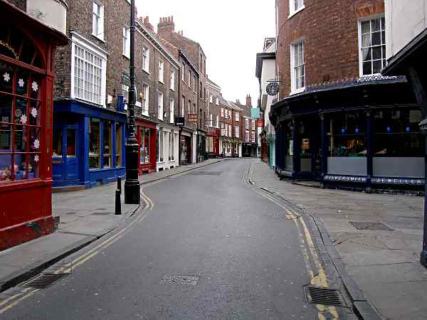 Looking towards Low Petergate and King's Square.