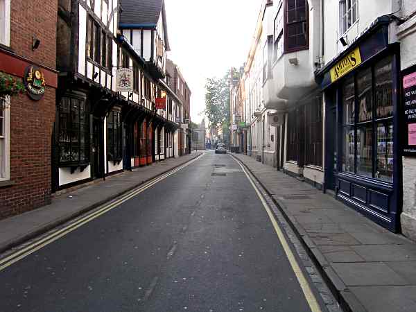 Looking towards Duncombe Place and the Minster.