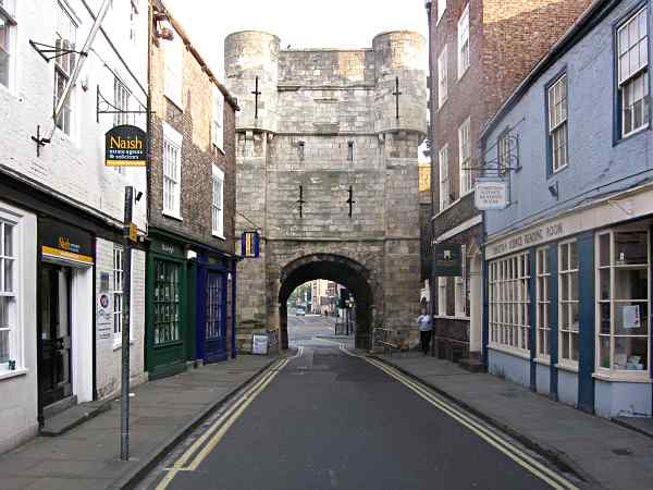 Looking towards Bootham Bar.