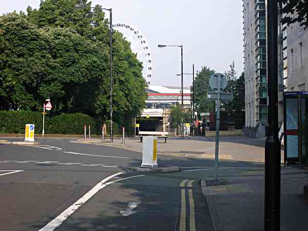 Looking towards Marble Arch and the Railway Museum.