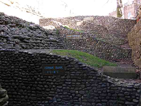 Looking along the illustration depicting the various earthworks.