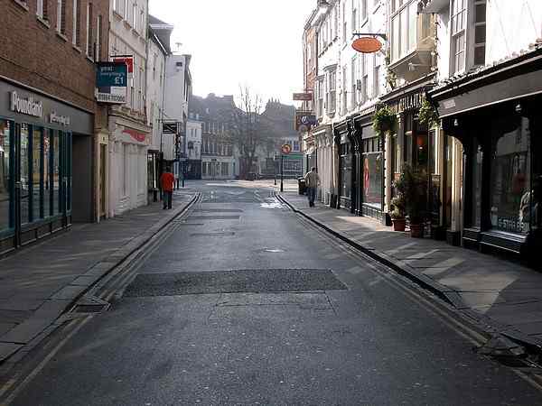 Looking towards the Kings Square.