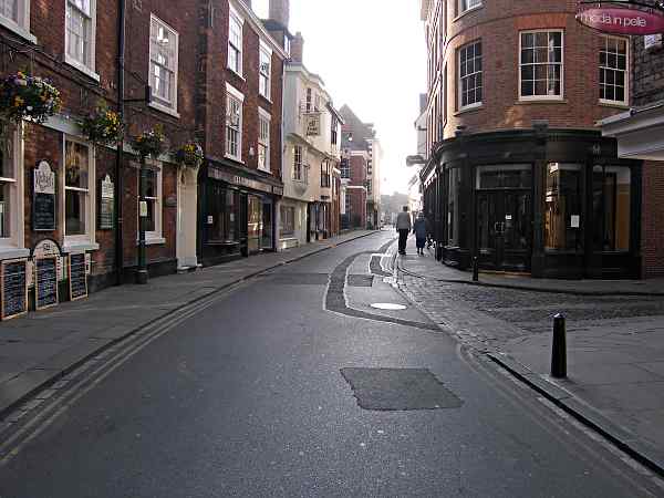 Looking towards the Kings Square.