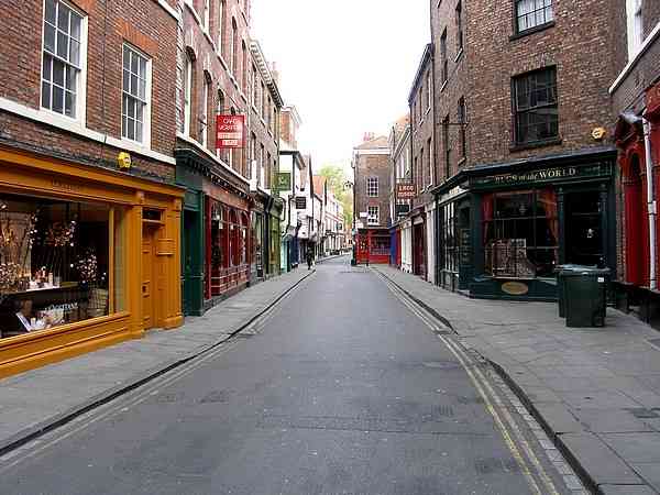 Looking towards the Minster.