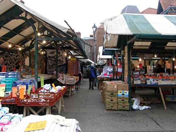 Markets are held every day.