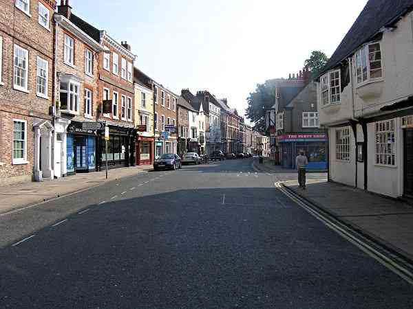 Looking towards Bridge Street and the City Centre..