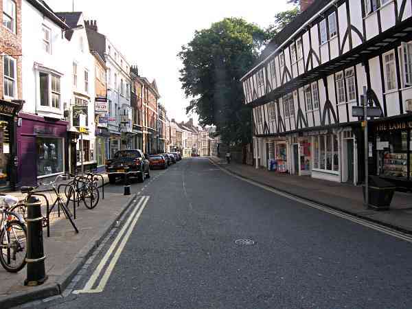 Looking towards Bridge Street and the City Centre..