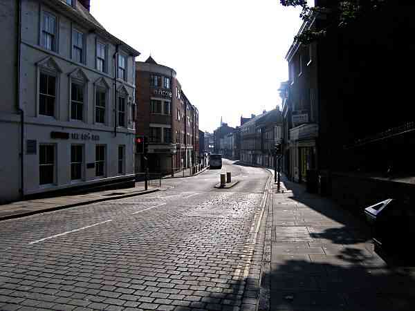 Looking towards Bridge Street and the City Centre..