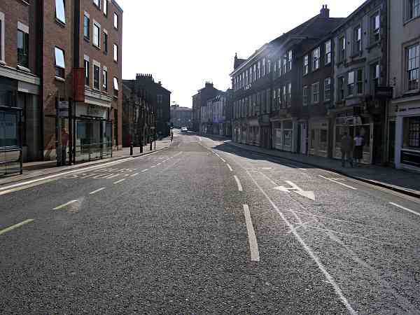 Looking towards Bridge Street and the City Centre..
