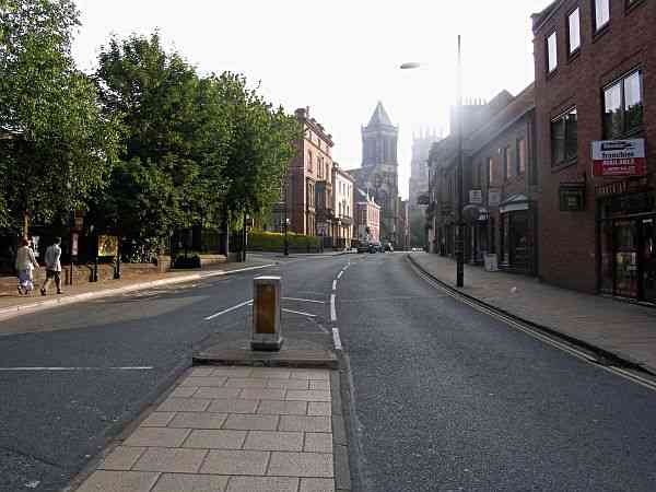 Looking towards Duncombe Place and the Minster.