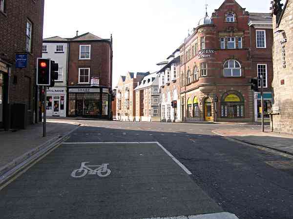 Looking towards Micklegate and Skeldergate..