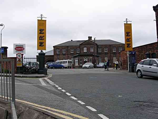 Looking towards the National Railway Museum.