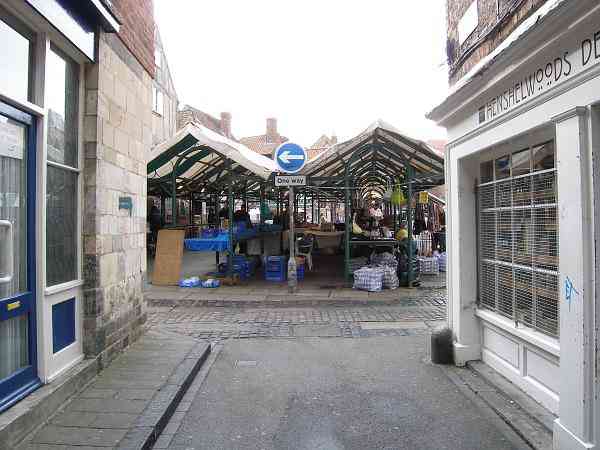 Heading towards the market.