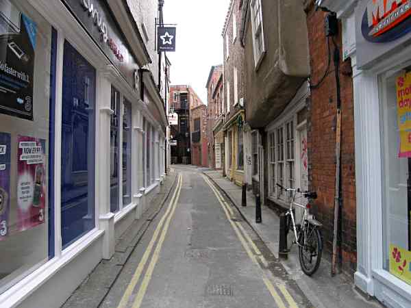 Looking towards High Ousegate.