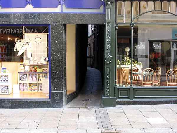 Looking north west from High Ousegate towards Market Street.