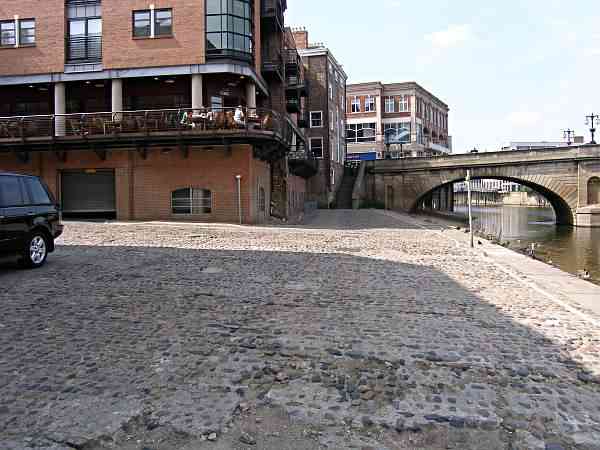 Looking north up the river towards Ouse Bridge.