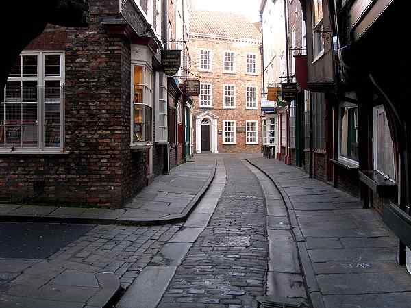 Looking north west towards King's Square.