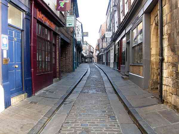 Looking north west towards King's Square.