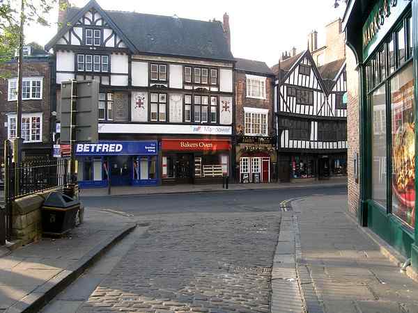 Looking South East towards Pavement.
