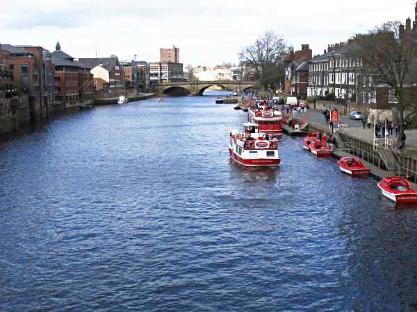 Looking upstream towards Ousebridge.