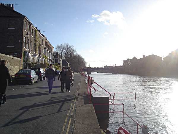 Looking downstream towards Skeldergate Bridge..