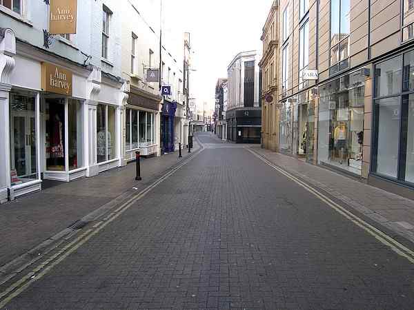 Looking north west towards Coney Street.