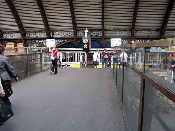 Looking towards Platforms 1 to 4.