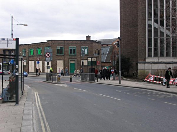 Built over the demolished Hungate in 1955 to ease traffic flow from Pavement to Peasholm Green.