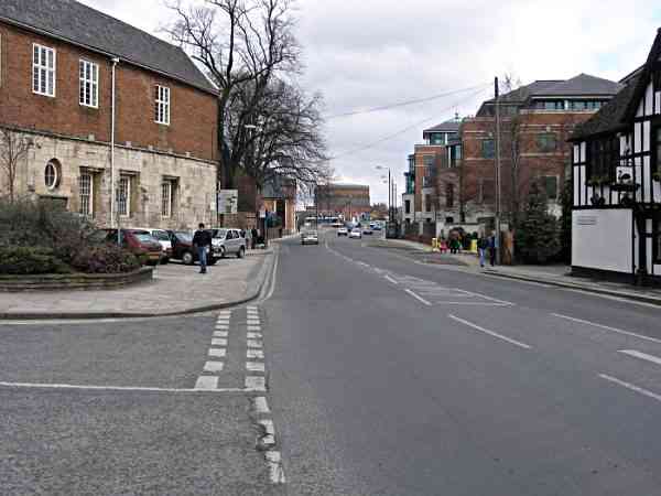 Looking towards Layerthorpe and the River Foss..