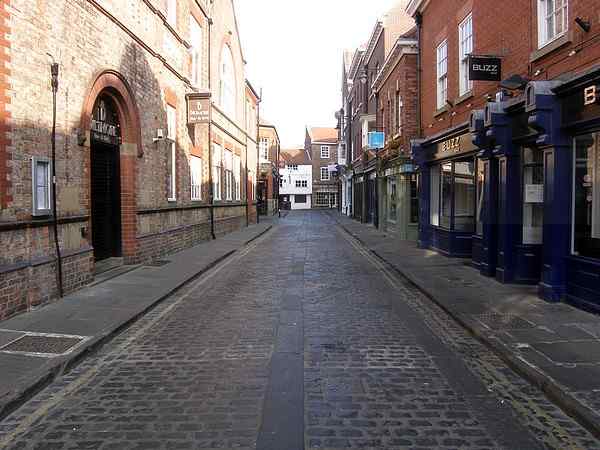 Looking towards Stonegate and High Petergate.