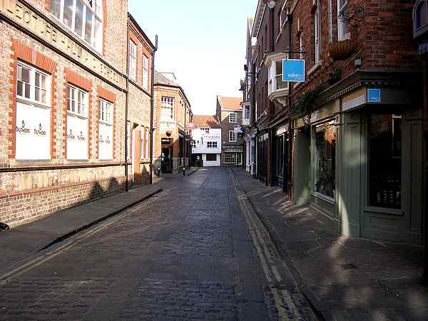 Looking towards Stonegate and High Petergate.