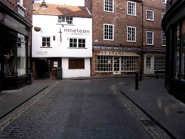 Looking towards grape Lane and Coffee Yard.