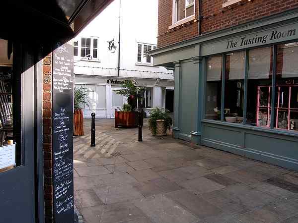 Looking towards the Grape Lane end.