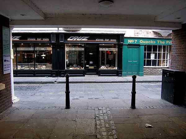 Looking towards the Grape Lane end.