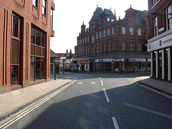 Looking towards Rougier Street and the river.