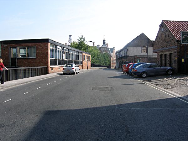 Looking towards Tanner Row.