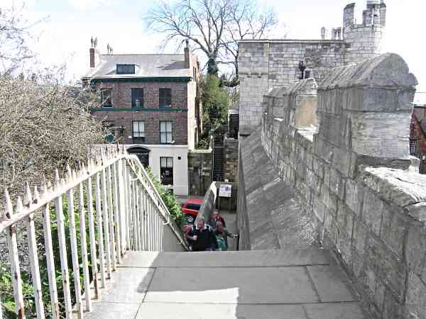 Looking at Micklegate Bar.
